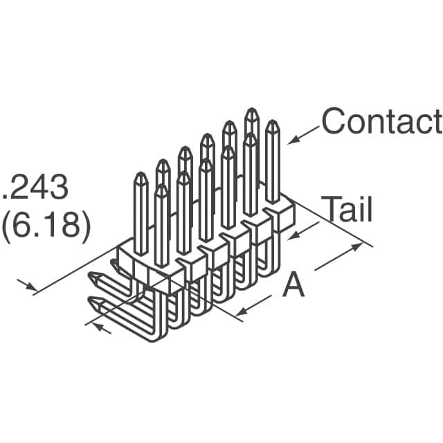 901220160 Molex  Headers Male Pins